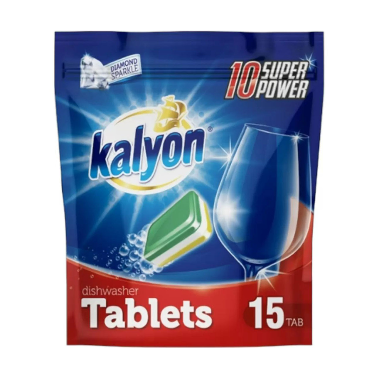 Таблетки для посудомийних машин Kalyon, 15 шт
